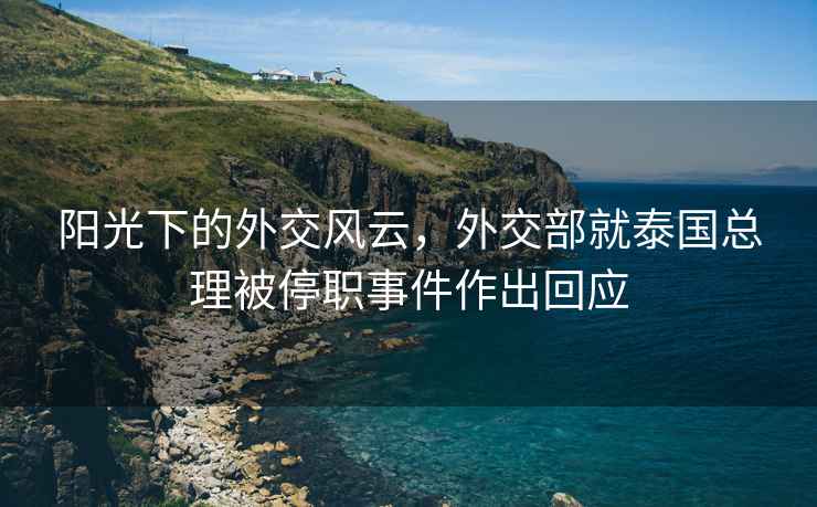 陽光下的外交風(fēng)云，外交部就泰國總理被停職事件作出回應(yīng)