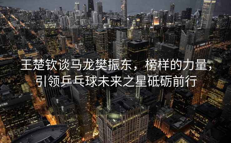王楚欽談馬龍樊振東，榜樣的力量，引領(lǐng)乒乓球未來(lái)之星砥礪前行