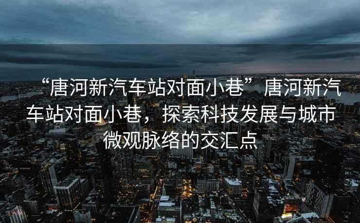 “唐河新汽車站對(duì)面小巷”唐河新汽車站對(duì)面小巷，探索科技發(fā)展與城市微觀脈絡(luò)的交匯點(diǎn)
