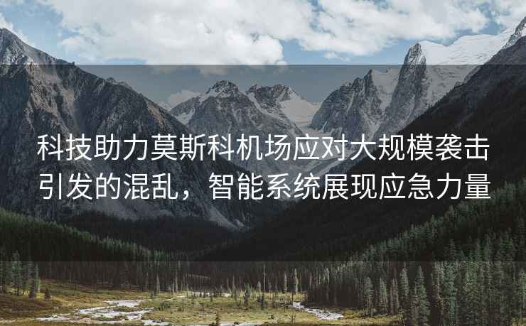 科技助力莫斯科機(jī)場(chǎng)應(yīng)對(duì)大規(guī)模襲擊引發(fā)的混亂，智能系統(tǒng)展現(xiàn)應(yīng)急力量