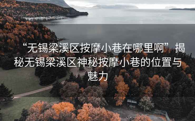 “無(wú)錫梁溪區(qū)按摩小巷在哪里啊”揭秘?zé)o錫梁溪區(qū)神秘按摩小巷的位置與魅力