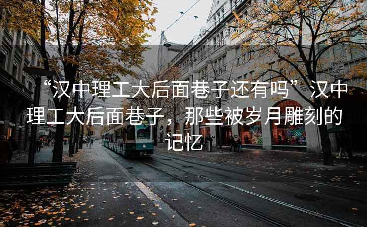 “漢中理工大后面巷子還有嗎”漢中理工大后面巷子，那些被歲月雕刻的記憶