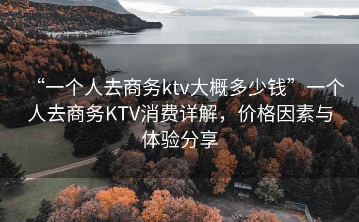“一個(gè)人去商務(wù)ktv大概多少錢(qián)”一個(gè)人去商務(wù)KTV消費(fèi)詳解，價(jià)格因素與體驗(yàn)分享