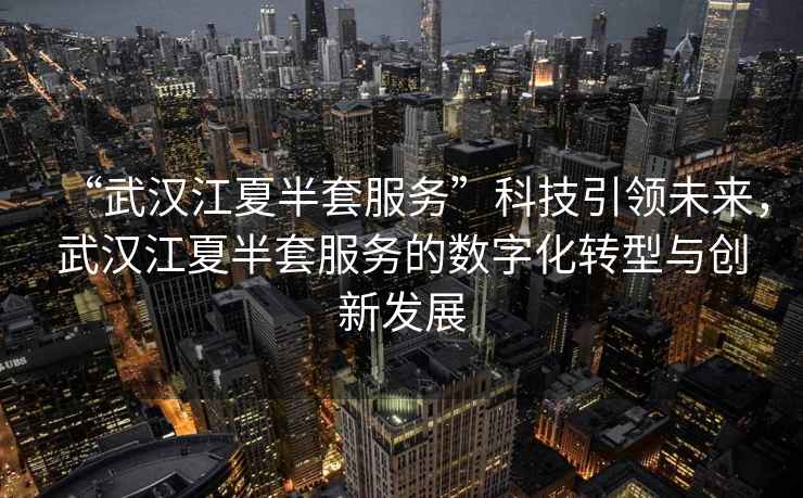 “武漢江夏半套服務(wù)”科技引領(lǐng)未來(lái)，武漢江夏半套服務(wù)的數(shù)字化轉(zhuǎn)型與創(chuàng)新發(fā)展