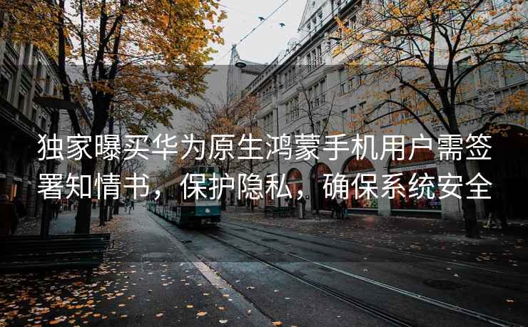 獨家曝買華為原生鴻蒙手機用戶需簽署知情書，保護隱私，確保系統(tǒng)安全