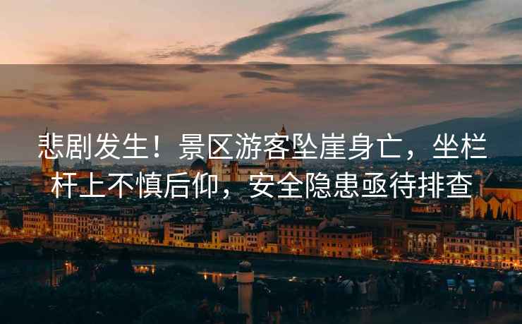 悲劇發(fā)生！景區(qū)游客墜崖身亡，坐欄桿上不慎后仰，安全隱患亟待排查