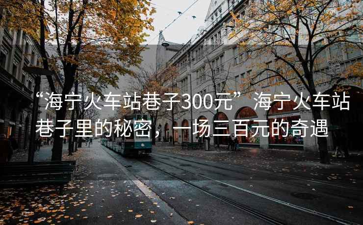 “海寧火車站巷子300元”海寧火車站巷子里的秘密，一場(chǎng)三百元的奇遇