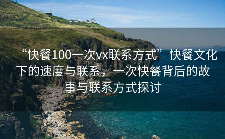 “快餐100一次vx聯(lián)系方式”快餐文化下的速度與聯(lián)系，一次快餐背后的故事與聯(lián)系方式探討