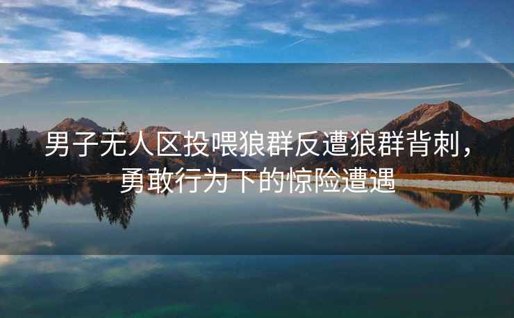 男子無人區(qū)投喂狼群反遭狼群背刺，勇敢行為下的驚險遭遇