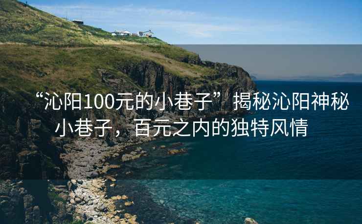 “沁陽100元的小巷子”揭秘沁陽神秘小巷子，百元之內(nèi)的獨特風情